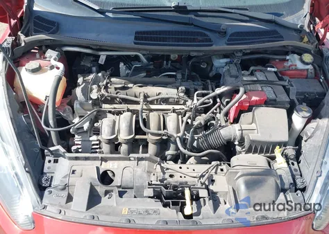 2018 Ford Fiesta Se из США, поврежденный, VIN 3FADP4EJ8JM120025